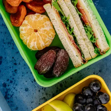 Contentores e recipientes para snacks ou almoço